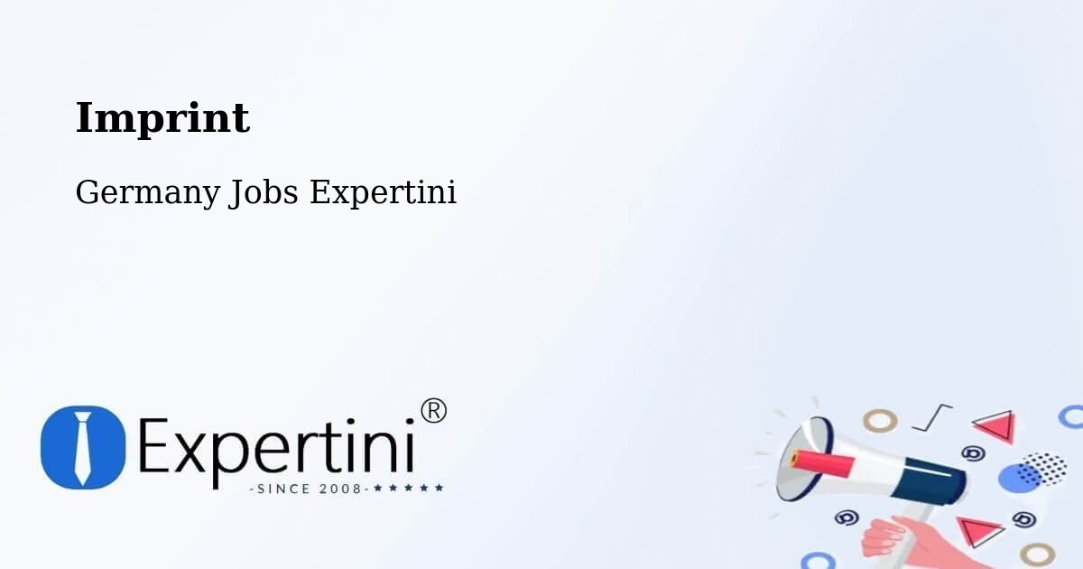 Imprint – Riestedt - Germany Jobs Expertini