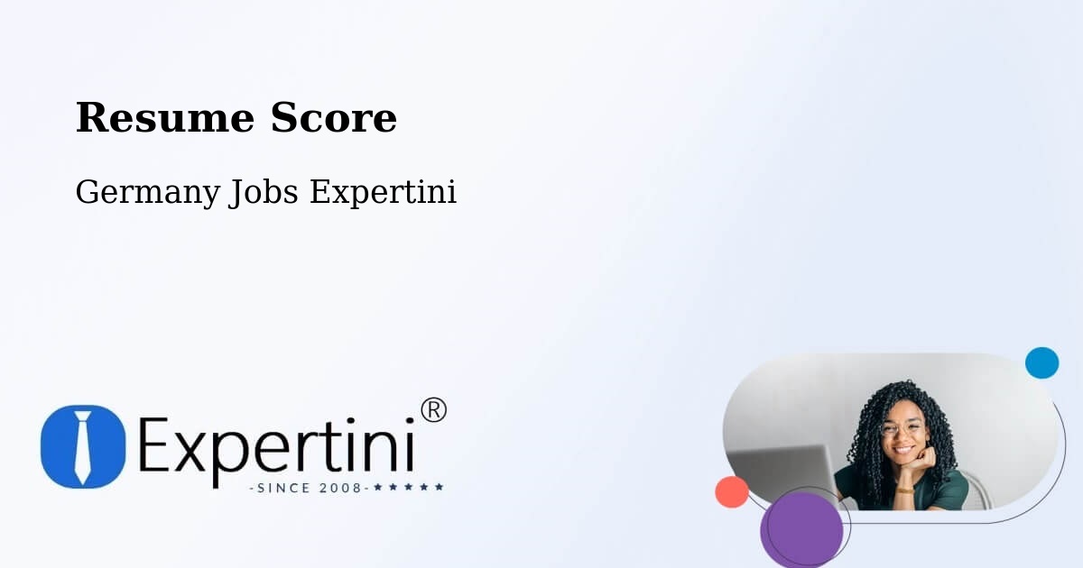 Resume Score - Germany Jobs Expertini